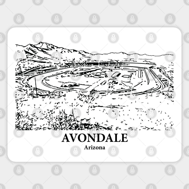 Avondale - Arizona Sticker by Lakeric